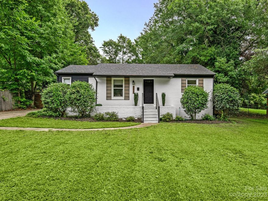 All the charm of the 1950's combined with modern updates. This attractive cottage is move-in ready in one of Charlotte's hottest neighborhoods. Multiple parks, restaurants, and entertainment options are easily accessible thanks to this home's location between Plaza Midwood and NoDa. This home lives large thanks to an open floor plan, neutral paint colors, and lots of natural light. Outdoor living is an added bonus with a spacious deck and large, fenced-in back yard. Owner-occupants or investors will enjoy the many benefits of this lovely home.