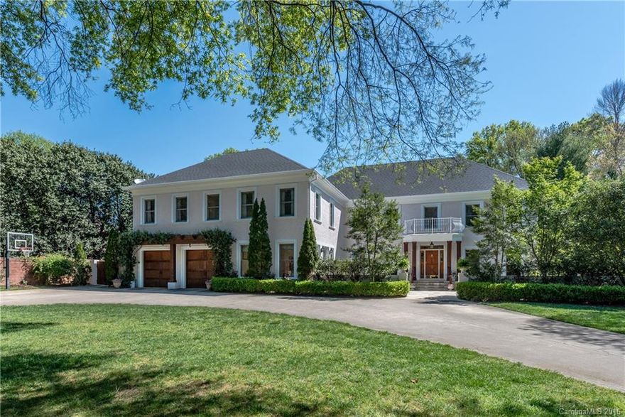 Absolutely exquisite gated custom home on expansive, private grounds with stunning outdoor living area! Open floor plan & fabulous kitchen w/oversize island, 2 dishwashers, wine fridge, instant hot water. Entire back of home overlooks heated pool/spa & patio w/grill and fireplace. Sunroom, bonus rooms on main & upper levels. Master retreat features deck overlooking backyard, steam shower, bidet, dual vanities, garden tub wired for jets & heated towel rack.  Home was built to expand to 3rd level.