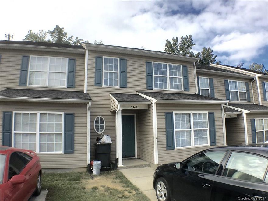 Great 3 bed 3 bath townhouse in a thriving Charlotte townhouse community.  Property is currently rented with awesome tenants until February 28, 2018.