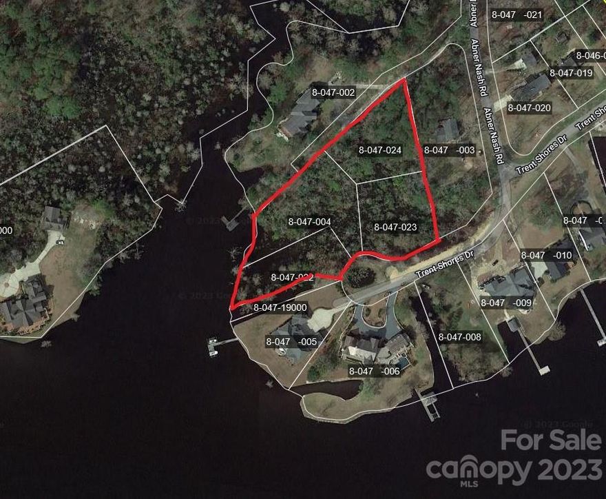 Beautiful waterfront parcels with amazing views of the Trent River.  Two of the parcels are waterfront and two are behind them for additional acreage.  All 4 lots are adjoining.  Great opportunity to build in Trent Shores.  Home next to lot is for sale listed at $2,500,000 and both neighbors have boat docks.  Tax value is for all 4 parcels combined.

This is part of a wholesale transaction which will require an Assignment of Contract at our closing attorney 24 Hour Closing. Seller has permission to market in this manner.