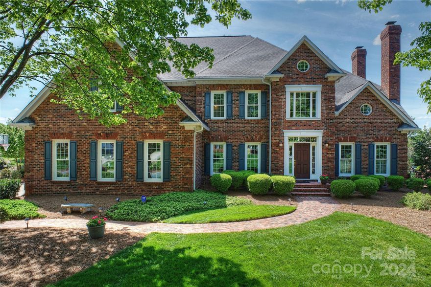 READY FOR THE ULTIMATE COUNTRY CLUB LIFESTYLE? Spectacular Panoramic Views of Lake & 8th Tee. This Stately Custom Maximizes Golf Views.  Elegant Formal Dining and Living Room- PLUS-Dramatic 2 Story Great Room w/Fireplace & Custom Cabinetry. Updated Chef's Kitchen Includes-Center Island/Breakfast Bar, SS appliances include-Gas Cooktop-Convection Oven-MW & Paneled Subzero. Expansive Breakfast & Sunroom- Great Spot To Kick Off Your Day! Don't miss Butlers Pantry & Walk-in Pantry. Generous Primary On Main with Soaring Trey Ceiling, 2 Walk-in Closets. Updated Bath Offers Vaulted Ceiling, Expansive Shower, Garden Tub & Designer Tile. Upper Level Offers-Billiard/Bonus-3 Generous Secondary Bedrooms. PLUS 4th Bedroom/Home Office! Additional Features Include-Walk up Attic-Generous 3 Car Garage PLUS Workshop, Updated Grilling Deck Spans the Rear--Convenient to Piper Glen Shops, McAlpine Greenway, Trader Joes, Stonecrest's Shops, Restaurants & I485. Showings Start Friday, April 26th-WELCOME HOME!