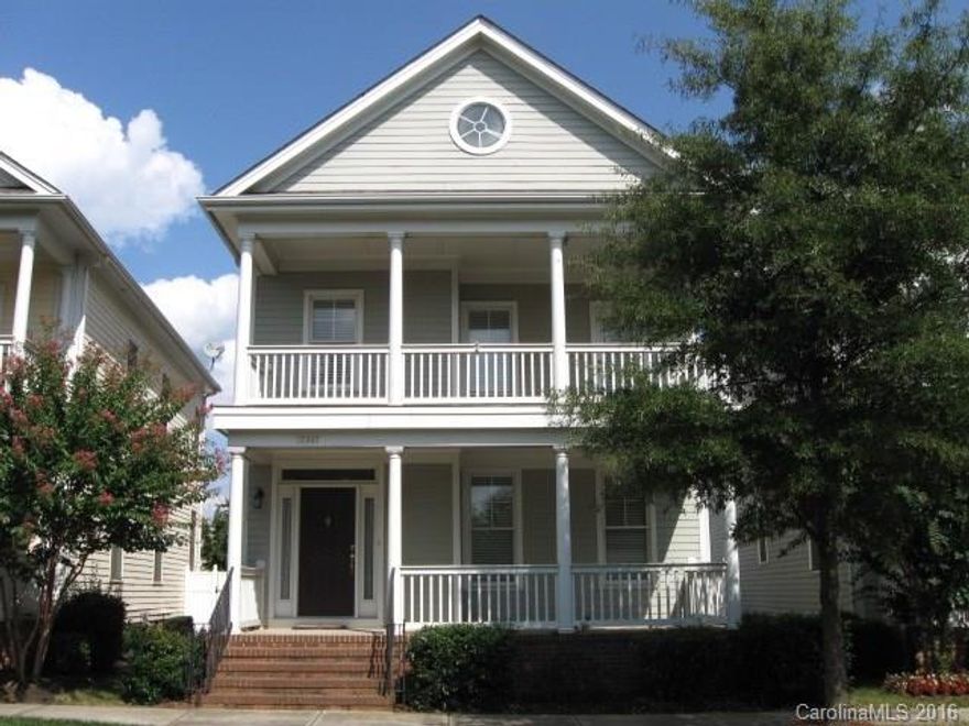 Features two front porches with one off the master bedroom. Hardwood floors downstairs, ceramic tile in bathrooms and all appliances are included. Lawn care included.  Pet fee is per pet that does not exceed 30 lbs.