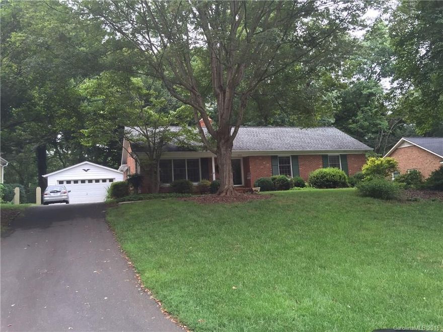 Meticulously maintained by owner for last 30 years this beautiful home sits on a large homesite with mature trees and private terrace with lush landscaping in back.Open design with lots of windows makes this home feel even bigger. You'll love the spacious kitchen with lots of countertops plus a skylight for max. brightness.Beautiful natural hardwood floors,ceramic tile baths,and brick fireplace also add to the charm of this great home.Huge two car detached garage will fit your full-size vehicle.