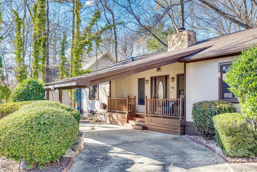Enjoy golf course living in this charming Tega Cay ranch, perfectly set along the Carolina Pines first fairway! This well-maintained 3-bed, 2-bath home features a split bedroom plan for added privacy. The updated kitchen boasts granite counters and a tile backsplash, while the great room impresses with a tall ceiling, wood beams, and a cozy wood-burning fireplace. The primary suite offers a private ensuite with shower. Step outside to a shaded, fenced yard with a composite deck, gazebo, greenhouse, and storage shed. Relax under the gazebo and watch the golfers play! Plus, the refrigerator, washer, dryer, and TVs all stay. Tega Cay is a vibrant lakeside city with golf, tennis, pickleball, a marina, private Beach Club & Pool, walking trails, and more. Convenience, recreation, lifestyle and Fort Mill Schools - it’s all here! Schedule your tour today!
