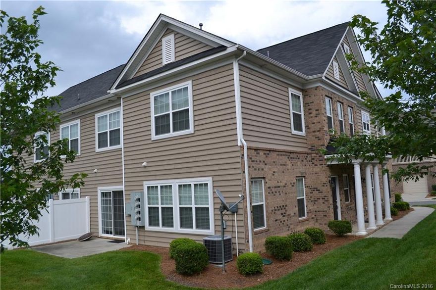 Come home to this pristine, like new 2 story condo. Home has beautiful hardwood floors throughout the main level. Gourmet open kitchen featuring gas stove, stainless steel appliances & tile back splash with views of dining area & living room with gas fireplace. Second level has large master suite with trey ceiling, & a deluxe spa like bath with dual sinks, garden tub, & separate shower. Bedroom 2 & 3 share a jack-n-jill bathroom. Private 2 car garage & a patio out back for entertaining.