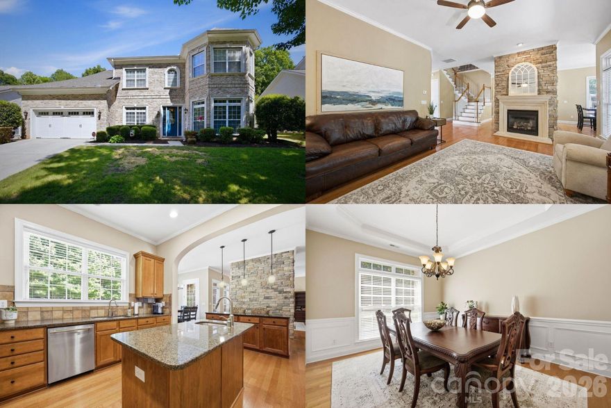 Welcome to 204 Black Mountain Drive, an elegant retreat in one of Fort Mill’s most desirable communities. This 4-bedroom, 3.5-bath home blends refined finishes with thoughtful design, offering multiple indoor and outdoor living spaces ideal for both everyday comfort and sophisticated entertaining.

Step inside to a gracious foyer that opens to an inviting office, den, and a warm family room anchored by a stunning stone fireplace. The gourmet kitchen is a true centerpiece, featuring granite countertops, double ovens, a generous walk-in pantry, and a charming breakfast nook that overlooks the private backyard.

Two screened-in porches extend your living space outdoors, creating the perfect setting for morning coffee, evening wine, or relaxed gatherings year-round.

Upstairs, the luxurious primary suite feels like a private sanctuary, complete with a spacious sitting area and a spa-inspired bath. Additional bedrooms are well-appointed and bright, offering comfort and flexibility for family and guests.