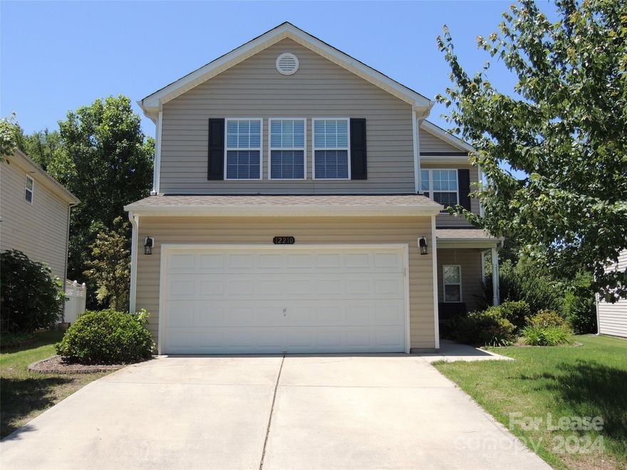 New Paint Throughout! Large 3 bedroom, 2.5 bath home located in a top school South CLT school district. Wood flooring on main level, updated Kitchen w/stainless steel appliances, granite countertops, tile backspash, & Walk in Pantry. Neutral carpet upstairs. Large Primary suite w/attached bath & walk-in closet. 2 car garage w/great space; large fenced back yard. Community Pool.