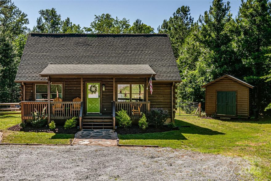 Have you been dreaming of owning a second home or a rental property near the NC mountains? This amazing log cabin has it all!! Located in the gated community of Clearwater Creek, this traditional FULLY FURNISHED log cabin features a spacious primary bedroom, full bath downstairs, full bed/bath upstairs plus a loft. The former owners have steady rental history and rave reviews for the "Cozy Cabin". Just a 15 minute drive from Lake Lure, 25 minute drive to Chimney Rock and one hour from downtown Asheville, NC. Come and explore the Carolinas from the Cozy Cabin! Enjoy making s'mores around the fire pit or take a refreshing outdoor shower on the deck after a hike. The cabin can even be purchased fully furnished if desired.