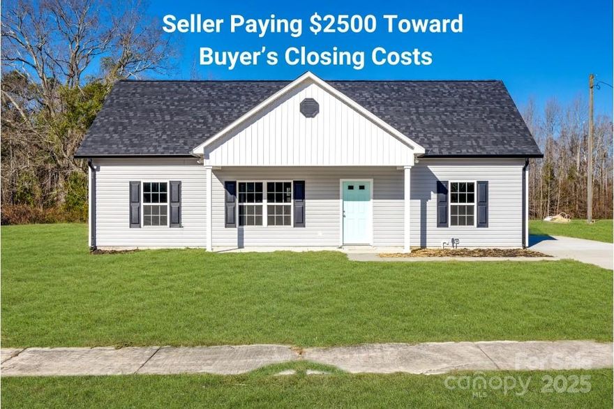 This new construction home is now move in ready! Seize the chance to own this brand-new 3-bedroom, 2-bath home in Heath Springs, SC! This beautifully constructed residence boasts an open floor plan that blends style, functionality, and comfort. The home features modern stainless-steel appliances, granite countertops, a spacious kitchen island, and luxurious LVP flooring in common areas. The expansive yard is perfect for outdoor entertaining, gardening, or simply enjoying the peaceful surroundings. Don’t miss out on this opportunity to own a new home with all the features and finishes you've been dreaming of. Schedule your showing today!