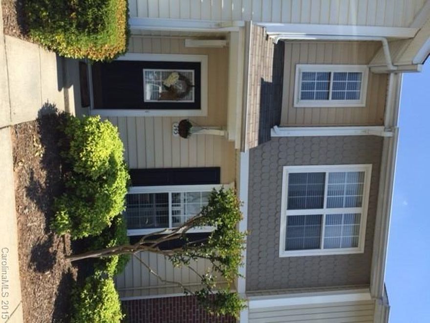 Charming townhome in desirable Fort Mill school district. Minutes from I-77. Laminate floors throughout with tile in bathrooms and kitchen. Walk in closets in both bedrooms, new dishwasher. Roof replaced in 2012, nice backyard.