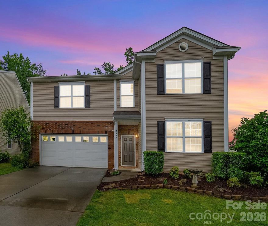 Beautifully updated 4-bedroom home in sought-after Matthews Grove with paid-in-full solar and a private fenced backyard retreat that backs up to woods. The open floor plan connects the kitchen and family room for easy entertaining, while the spacious upstairs loft offers flexible space for a playroom, media room, or home office. Step outside to a hardscaped patio with fire pit, fruit trees, and wooded privacy behind the home. Recent improvements include LVP flooring installed 2025, freshly painted interior in 2025, the water heater was installed in 2025, smart thermostats were installed in 2025, microwave was installed in 2025, and Bosch ultra-quiet dishwasher (2023). Convenient to shopping, dining, schools, and quick access to I-485. Move-in ready is this lovely established neighborhood.

Neighborhood amenities include a playground, pavilion, and a pool-only membership at Matthews Tennis & Swim Club. Conveniently located near restaurants, fitness centers, medical facilities, and schools, with new I-485 access just minutes away. Plus, Google Fiber is available for lightning-fast internet! 1 year Home Warranty transferable to buyers from Choice Home Warranty. For Neighborhood Information: http://matthewsgrove28105.org/faq/