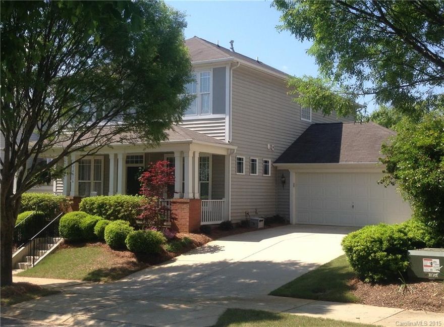 Beautiful 2 story located in the Macaulay neighborhood of Huntersville. This open floor plan home features 3 beds, 2.5 baths, huge kitchen w/42" cabs, SS appl, island, breakfast bar, solid surface c-tops and sep. eating area, formal dining room, large master suite with 5pc bath and walk-in closet, 2 story great room with gas FP, and a prof. landscaped & fenced in yard with huge entertaining deck complete with outdoor gas grill area. Home has surround sound, irrigation, and new AC unit (2013).