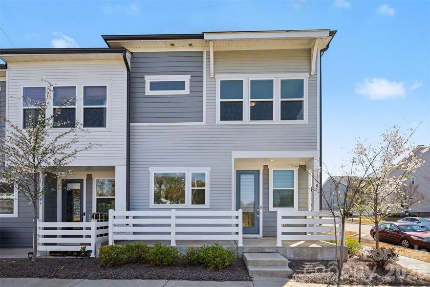 Welcome to this Modern, Bright, and cozy 2 story end-unit townhome. This home has extra windows pouring in natural light, sleek finishes, and an open layout that actually lives the way you want it to. The kitchen flows effortlessly into the main living space, perfect for hosting or unwinding after a long day.

Upstairs is unforgettable with a spacious loft, bedrooms, and a private primary retreat.

And the location? Walkable, connected, and right next heart of LOSO—close to the Rail Trail, breweries, coffee spots, and everything that makes this area one of Charlotte’s most sought-after.

Style, energy, and location all in one, this is the home for you.