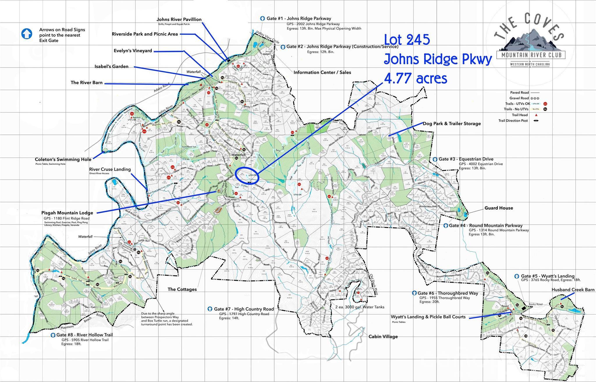 The Coves Mountain River Club - Land