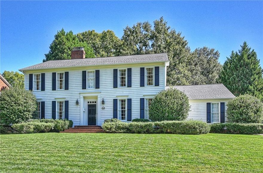 Opportunity time!  This great family home with excellent school assignments sits on an elevated half-acre+ lot on a wide, picturesque boulevard and features a huge private, wooded, fenced/gated back yard, 9' ceilings, beautiful hardwood floors, large foyer with pretty staircase, lovely formal areas, 3 fireplaces including big Family Room with large windows and gas logs fireplace and Master Bedroom with fireplace, 2-car rear-loading garage with plenty of extra parking space and MORE!