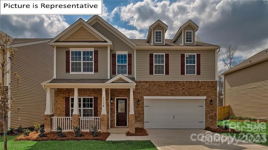 This double-story home offers a charming & functional design, perfect for those seeking comfortable & accessible living space. This home features four bedrooms, three & a half bathrooms & two-car garage. Upon entering the home, you’ll be greeted by an inviting foyer that integrates the living room, dining area, & gourmet kitchen, creating an airy feel. The chef’s kitchen is complete with top-of-the-line appliances, large countertops, ample storage space, & walk-in pantry. The primary suite serves as a peaceful retreat, offering an ample bedroom space, en-suite bathroom with a dual vanities & a large walk-in closet. The additional three bedrooms are designed with comfort & privacy & share access to secondary bathrooms. The loft is a versatile space that could be transformed into a media room, office space, home gym, or customed to fit your needs. With its thoughtful design, spacious layout, & modern conveniences, the Columbia is sure to exceed your expectations. Schedule a visit today!