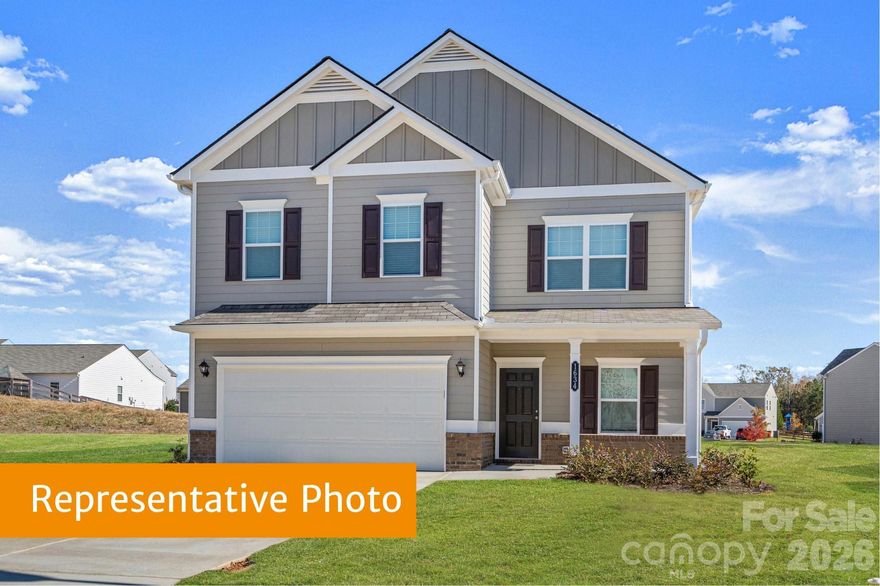 Discover The Harrington at Catawba Trace - ready to move-in by June 2026. This thoughtfully designed residence features 4 large bedrooms, a dining or home office, and an open-concept layout perfect for both entertaining and everyday comfort.
The main floor boasts a seamless flow between the kitchen and family room, creating a warm, inviting space ideal for gatherings. Upstairs, retreat to the luxurious owner’s suite, complete with his and her walk-in closets and a spa-inspired en-suite bath. Relax in the large walk-in ceramic tile shower.  Three additional bedrooms provide generous space for family or guests.
Located just minutes from downtown Catawba which offers a small general store, a live music venue, pub restaurants, an ice cream parlor, and antiques and boutique shopping.  This tiny town loves its residents, and hosts year-round events like parades and car cruise ins, as well as seasonal events like "Treats in the Streets" and its "Small Town Tree Lighting" ceremony.  Come see the character and charm of this old home today!