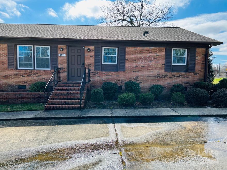 Approximately 750 sq. ft. of NEWLY RENOVATED OFFICE/RETAIL SPACE USE at 120 Liberty Lane, Indian Trail. FIVE large offices + kitchen and bathroom.  Offices can readily serve as flex or multipurpose!  (Reception station, conference room, etc.)  The location is unbeatable, with neighbors such as Truist Bank, Johnny K's Family Restaurant, Union County Sheriff's Office, The Sanctuary, Indian Trail Hardware, etc., and is situated directly across the street from JoAnn's Flowers & Gifts. The facility owners are next door in a nearly identical unit, which is attached, utilizing the adjacent facility/offices daily. Jump on 74 in a minute and 485 in about 3 minutes.