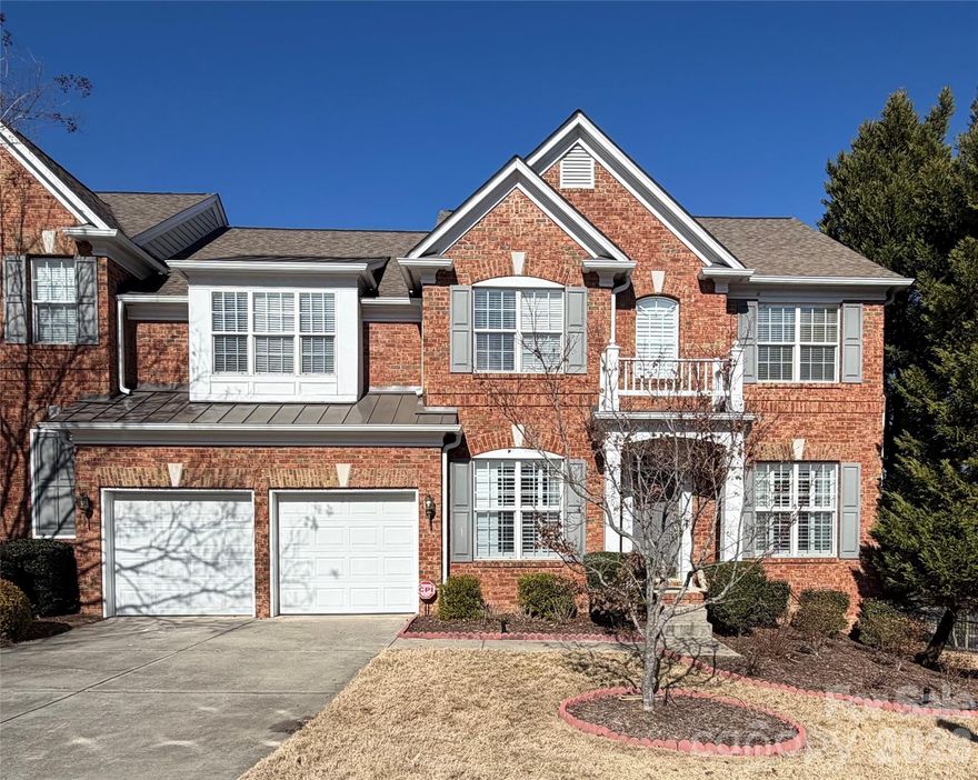 Full-brick townhome in a prime South Charlotte location featuring a main-level primary suite and peaceful wooded views. The main floor offers open living and dining spaces filled with natural light, plus a private deck overlooking green space for added privacy and relaxation.

Upstairs includes two bedrooms, a spacious loft, and a dedicated office—ideal for remote work, guests, or flexible living. Storage is generous throughout. The unfinished basement provides substantial additional space with endless potential for future expansion, recreation, or storage.

Just minutes from The Bowl at Ballantyne, Ballantyne Village, Blakeney, and StoneCrest at Piper Glen, this home offers convenient access to dining, shopping, and everyday essentials, along with easy access to I-485. Community amenities include a pool and clubhouse for low-maintenance living.

Priced at $650,000, this home presents a strong opportunity in one of South Charlotte’s most established and desirable areas.