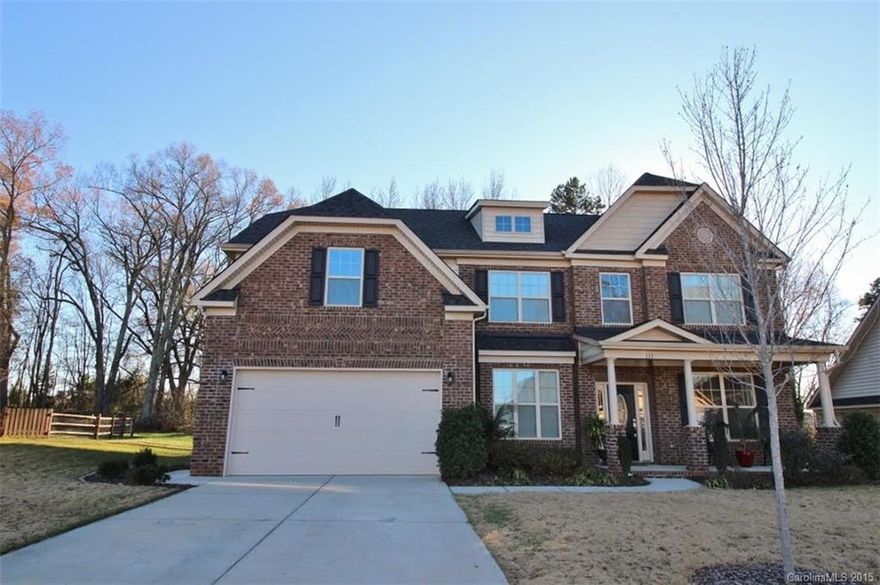 Discover Tullamore in the heart of Lake Wylie just 20 minutes f/Charlotte with low SC property taxes and award winning Clover Schools! This all brick beauty is just 2 years old with all the upgraded features you could ask for w/new construction: hardwood and tile floors, granite counters, stainless appliances, coffered ceilings, oversized garage for boat, and you don’t have to wait to move in!