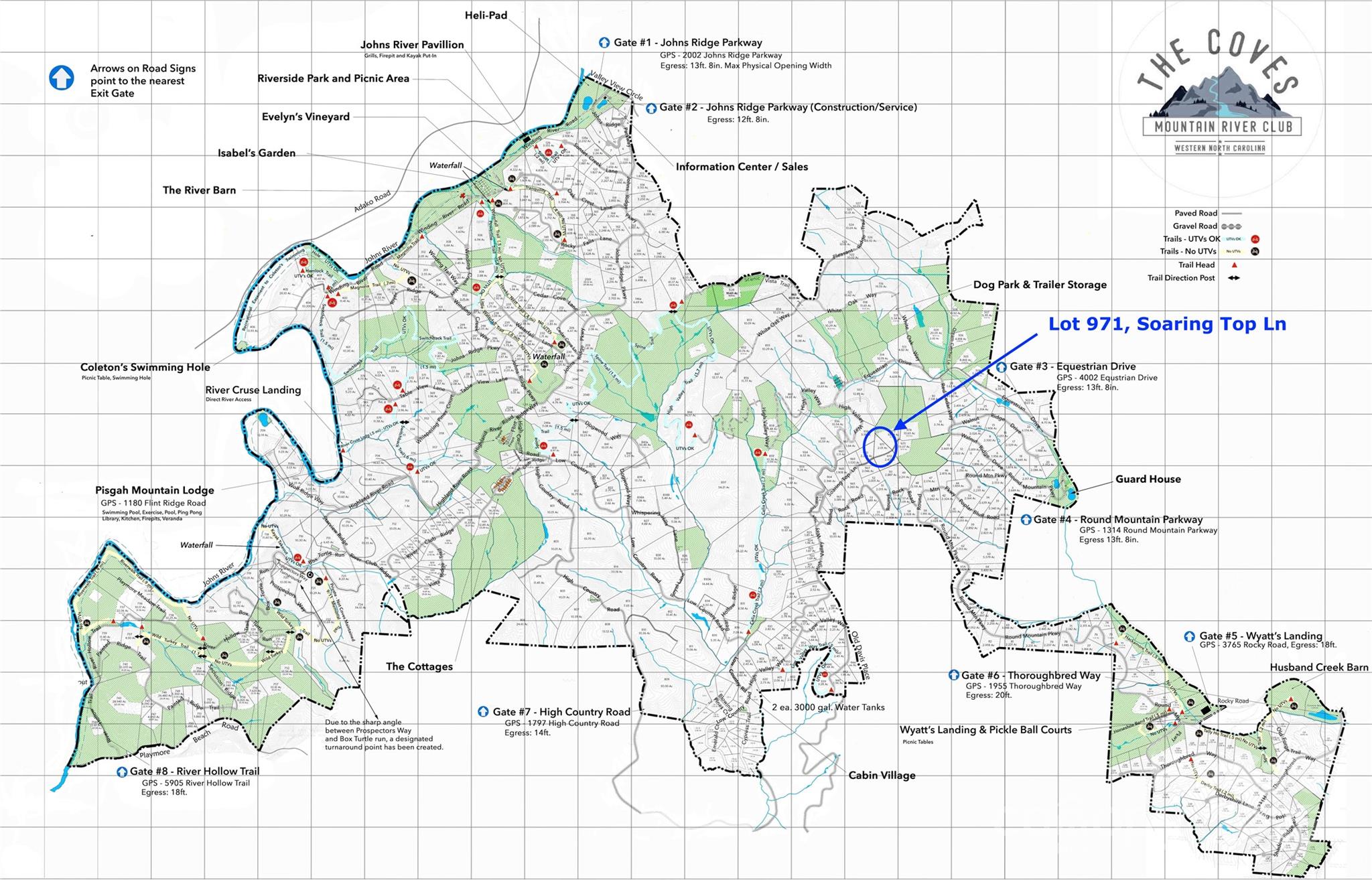 The Coves Mountain River Club - Land