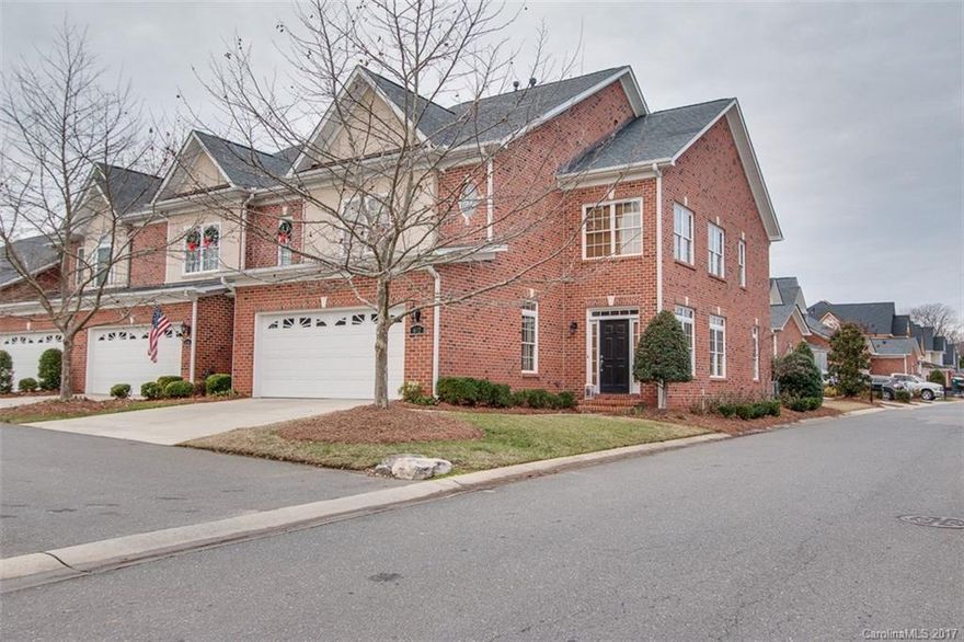 Amazing charm & elegance boasts throughout this beautiful town home in Fort Mill! This home features beautiful hardwoods throughout with a spacious & open floor plan. Large kitchen with breakfast bar, granite, SS, & large walk-in pantry. Master feat. fireplace with large Master bath & walk-in closet! Large rooms, vaulted ceilings, & heavy crown molding gives this home a wondrous tone of luxury, while nestled in an exclusive lake front gated enclave minutes from GREAT schools, I-77, & more!
