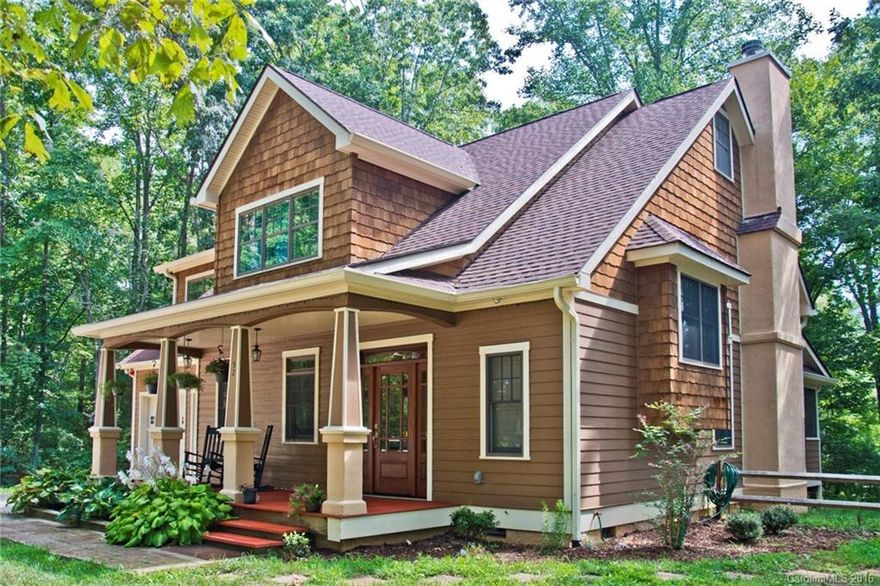 Custom Arts and Crafts home minutes from the Blue Ridge Parkway, downtown, schools and shopping. Open floor plan, vaulted ceilings, skylights, covered/screened back porch. Beautiful hardwood floors, custom mantel and stair railing. Two bonus rooms on the second floor for office or additional bedroom. Spacious 18x20 detached workshop with space for lawn equipment storage. Zoned heat pumps and attic storage. Level yard perfect for garden and family activities. See attachments for seller upgrades!