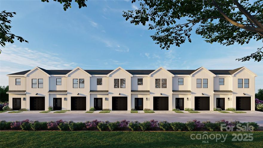 Brand new construction townhomes just minutes from vibrant Downtown Hickory! These beautifully built 3 Bedroom, 2.5 Bathroom homes offer over 1,300 square feet of thoughtfully designed living space, perfect for both everyday living and entertaining. Step inside to discover 9-foot ceilings on the main level, luxury vinyl plank flooring, and modern finishes throughout. The kitchen features granite countertops, a sleek tile backsplash, and soft-close cabinetry. Upstairs, you’ll find three bedrooms including a comfortable primary suite with ample closet space and an en-suite bathroom. Enjoy the convenience of washer and dryer hookups upstairs. Park in your garage or in the (2) two additional parking spaces, offering plenty of room for multiple vehicles. Whether you're relaxing at home or exploring Hickory’s shops, restaurants, and greenways, this low-maintenance, new construction home offers the best of modern living in a prime location.