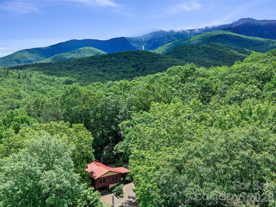 Welcome to the South Toe Community of Yancey County, minutes to Mt Mitchell State Park (highest peak east of the Mississippi) and the majestic Blue Ridge Parkway. View the gorgeous South Toe River and sprawling Appalachian Mountains, every time you go home! Nestled on a quiet dead end rd, and small secluded community, this chalet-style home is beautifully set among trees, landscaped with a variety of beautiful native flora. Enjoy natures sights and sounds, sitting on the huge, partially covered, front deck or the screened back porch! Soak among the Mountain Laurels, Rhododendrons and night skies in the privately set Hot Tub! The home boasts a large, bright, open family room, with cathedral ceiling and gas fireplace. Offers comfortable, 3bd 2 bath, with Primary En suite. A large charming dining room, off the nice sized kitchen is a plus! Unfinished basement is great for storage or expansion. The flow of the house and outdoors is a peaceful paradise, great for entertaining guests! Make this home your retreat!