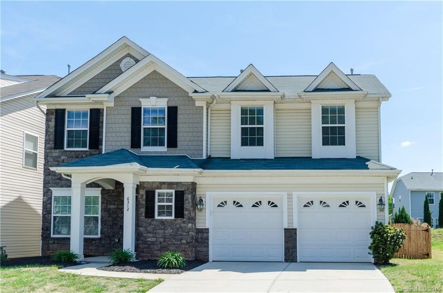 Easy access to shopping, dining and interstates. Enjoy the open floor plan with upgrades galore! Spacious eat in kitchen with stainless appliances, gas cook top, center island with breakfast bar and double ovens! Open and entertaining floor plan with great room, flex space/living room and kitchen on the main level.  4 large bedrooms with walk in closets up stairs.  Huge master suite!  Relaxing private screened porch, fire pit in the fully fenced yard.  Must see this beauty!