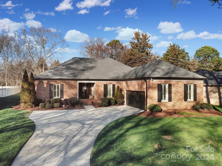 Welcome home to this full brick beauty located in the highly desired n'hood, Quail View. Enjoy a nice private lot just minutes away from SouthPark and Ballantyne. The gourmet eat-in kitchen has it all, including: Thermador double ovens, Thermador gas cooktop, built in Miele coffee system, pot filler, warming drawer, and a double drawer dishwasher. Brazilian cherry hardwoods in den, foyer and dining room. Expansive primary suite with large custom closet, and fully remodeled bathroom. Steam shower with double showerheads, speaker system, plus heated bench and floors provide you with your own spa retreat. Double doors from the primary open up onto a beautiful garden patio. This backyard is perfect for quiet time by the firepit in the evenings, or hosting guests cookouts. You'll also find 2 secondary bedrooms, formal dining room, and an office on the main floor. Upstairs you'll find a spacious loft, BR, BA and walk-in storage. You'll love all the character this home offers.