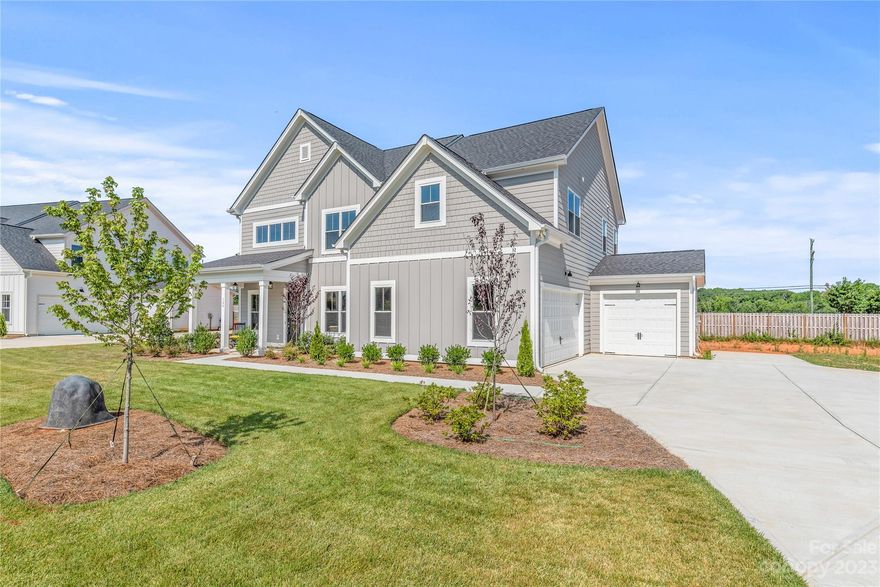 QUICK MOVE IN!!!  $20,000 incentive to be used any way you want if written and accepted by 1/31/2024.   Fairfax is an exclusive enclave of just 10 homes on a cul-de-sac, located on the highly sought after Brawley School Peninsula.  The Millstone II is an open & airy floorplan that lives large.  Huge Gourmet Kitchen with Large Walk-In Pantry and Oversized Dining.  Open to the 2-Story Great Room.  Flows perfectly for entertaining or everyday living.  Separate Office/Flex Room & Private Guest Suite on the main level.  Second floor luxury Primary Suite & 3 Spacious Secondary Bedrooms.  3-Car Garage & Large Flat, Fenced Rear Yard. Lots of designer upgrades including, Wainscot in Flex Room. Custom wall Powder Room.  Great Room built0ins, & Mudroom Drop Zone.  Home has been professional staged.  Furniture does not convey.