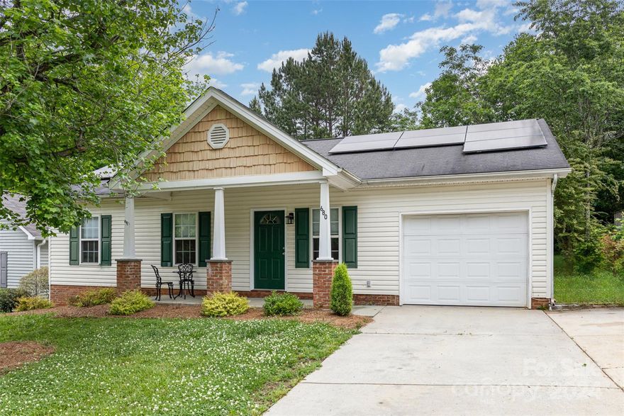 Welcome to this charming one-level home, featuring three spacious bedrooms and two full bathrooms. Step inside to discover a welcoming family room adorned with wood-like laminate flooring and a cozy gas fireplace, creating the perfect setting for relaxation and entertainment. The home includes a convenient one-car garage and a huge mudroom for added functionality. Experience the joy of cooking in a bright kitchen equipped with ample cabinets and an elegant backsplash, perfect for culinary adventures. French doors open from the kitchen to a flat, private backyard, complete with a concrete patio that offers a serene retreat for outdoor living. This property combines comfort with practicality, making it an ideal home for anyone looking for modern living in a tranquil environment. Great location- easy access to 49