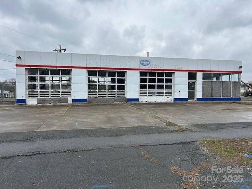 Prime location on 4 lane Hwy 74 in Marshville. Great visibility as this building stands out from the others. Great corner lot making it easy for a drive thru fast food restaurant or any other type of business. All fuel tanks have been removed and Certificate of Completion Certificate is attached in attachments.