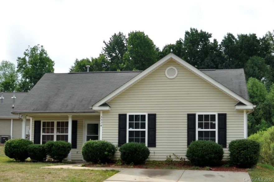Three bedroom, two bath home with vaulted living room and eat in kitchen. Convenient neighborhood! Easy access to public transportation, Charlotte's downtown, the airport and more! Great investment opportunity! Home rents for $856/mo. Well maintained by tenant!