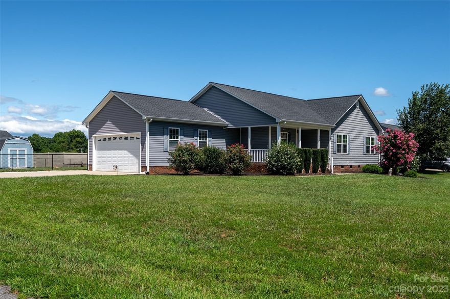 Located in the sought after Lone Pine Meadows subdivision, this well maintained 3 bed 2 bath ranch home is move-in ready! Bright, spacious, functional floor plan features a cathedral ceiling and ample space for entertaining. Generously sized primary bedroom with walk in closet. Dual sinks and granite countertops in the primary bathroom. Large .56 acre corner lot with fenced in backyard and double gate, plus a roomy deck including a 20’x10’ retractable awning. Relax on the large covered front porch in a quiet neighborhood with no through traffic. Kitchen includes granite countertops, backsplash, and abundant cabinet space. Laundry/mud room located off of 2 car garage. Conveniently located with easy access to interstates, schools, restaurants, shopping, hospitals, and more! To view the 3D Matterport virtual tour, copy and paste this link into your browser: https://my.matterport.com/show/?m=DyA3PN6RKSo&brand=0