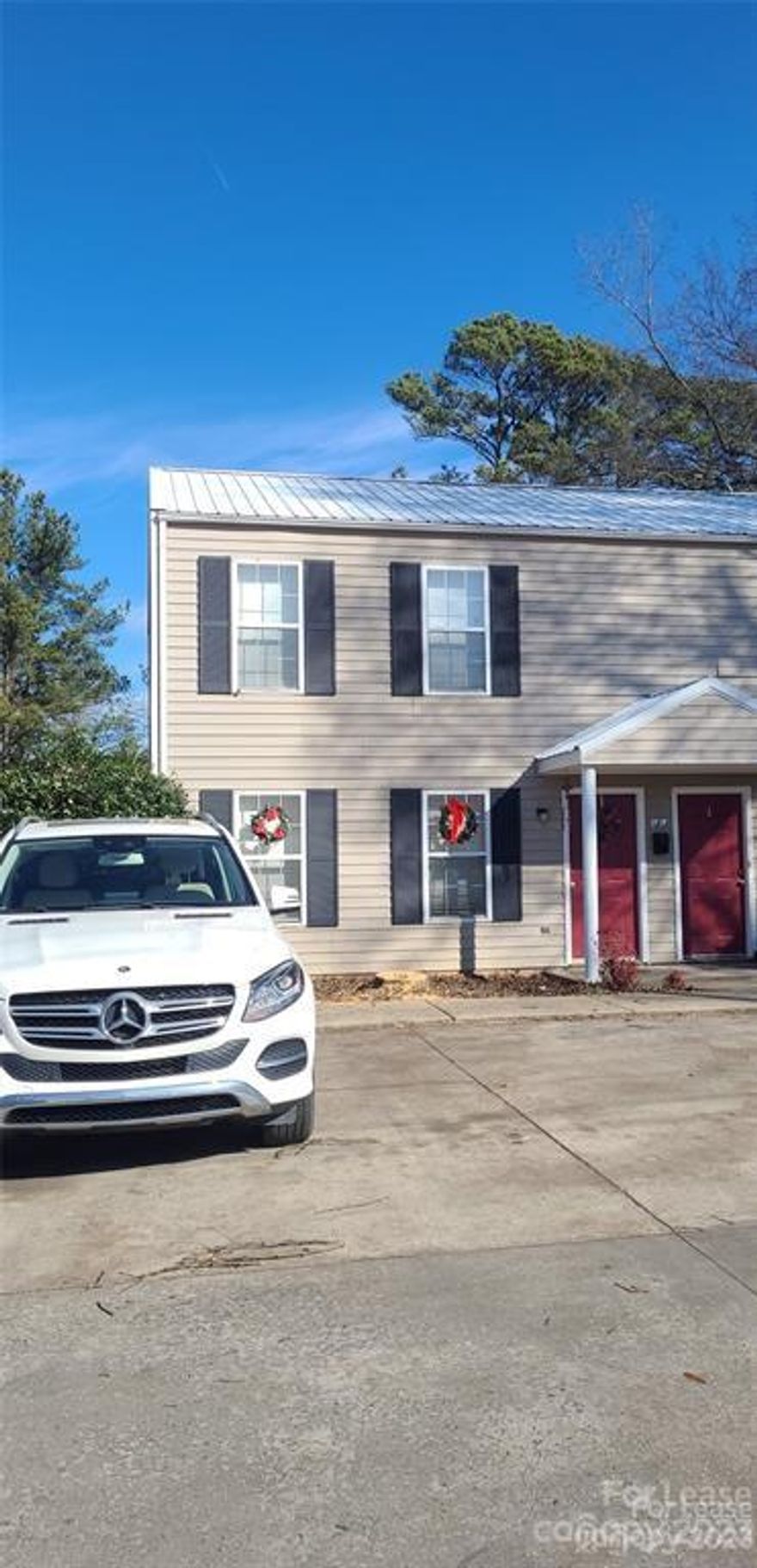Two bedroom 1.5 bath duplex across from Harold C Johnson Elementary School in the popular town of York, SC! Minutes away from Food Lion, Walmart, Lowe's, & all of the restaurants and shopping in York! This duplex is conveniently located 45 minutes from Uptown Charlotte or the airport, 20 minutes to Rock Hill, and 30 minutes to Gastonia.

This duplex has a large living room and an eat in kitchen. Kitchen includes a refrigerator, stove, & dishwasher. Laundry hook ups are in a closet off the kitchen. (Tenant to provide their own washer and dryer.) A half bath completes the downstairs. The two bedrooms and full bathrooms are upstairs.

No pets. No smoking/vaping.

Listing agent is related to the property owner.

Tenants' total household income must be at least 3 times the monthly rent of $1300. No evictions in the last 5 years. 12 month lease. Security deposit of $1300 & first month's rent is due at lease signing.