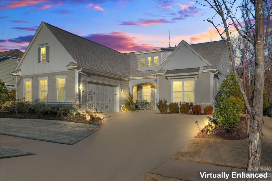 Nestled in the prestigious Torance neighborhood, this Classica-built ranch home offers a blend of sophistication and comfort. The home is as a testament to both luxury and livability. With its glass wall of doors seamlessly blending indoor and outdoor spaces, abundant natural light floods the interior, enhancing the beauty of its contemporary design. The home's fine finishes, including quartz countertops and 5-inch hand scraped wood floors, are complemented by its architectural details,including 8 ft doors and 9 ft ceilings. The living, dining, and kitchen areas flow effortlessly into one another, each retaining its own identity while promoting a sense of unity throughout. Whether relaxing by the pool or entertaining guests in the open-concept living spaces, this home effortlessly combines sophistication with comfort, creating an inviting retreat that captures the essence of modern living at its finest! The home is convenient to I77, shopping, restaurants and other community amenities.