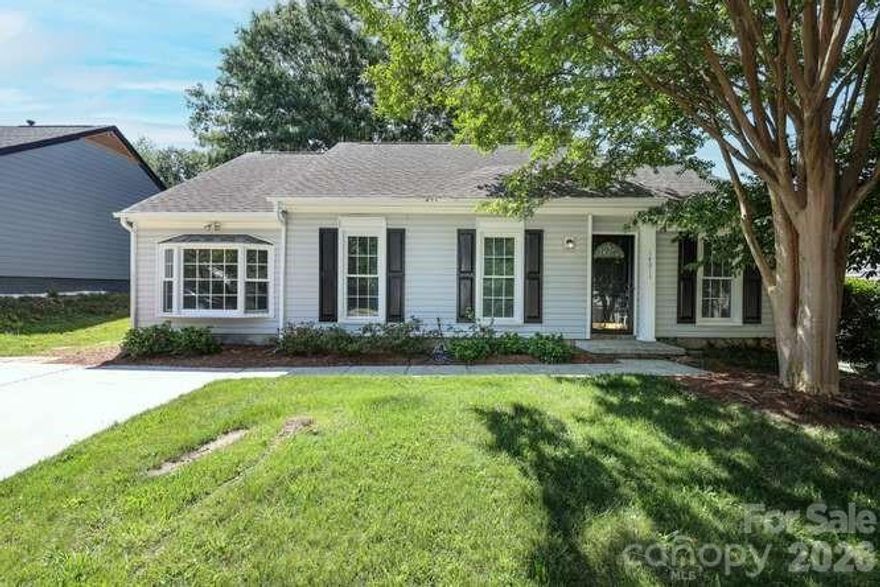 This inviting 4-bedroom, 2-bath ranch offers 1,450 square feet of comfortable living space in a fantastic location.
You’re just minutes from The Bowl at Ballantyne with its great restaurants and entertainment, Carolina Place Mall is right nearby for shopping, dining, and everyday needs, and quick access to I-485.. The location makes it easy to enjoy everything south Charlotte has to offer while still feeling tucked away in the friendly and quiet Danby neighborhood.
Inside, the family room features vaulted ceilings that create a bright, open atmosphere. The kitchen is updated with granite countertops and brand-new appliances, making it a great space to cook and gather. 
With four bedrooms, you’ll have plenty of flexible space – perfect for a home office, guest room, or growing family. The fenced in backyard, which included a storage shed, is perfect for your four-legged family members.  Don't miss this move-in-ready, single-level home in a wonderful south Charlotte location.