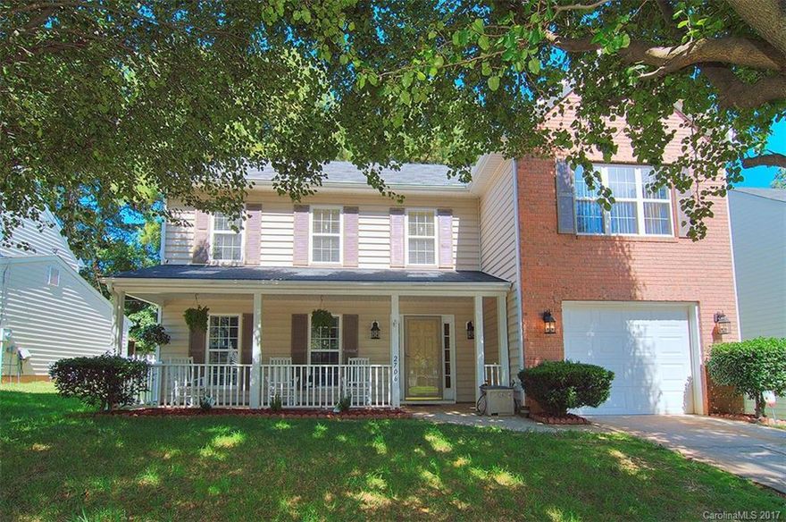 This is the home you have been looking for! A fantastic floor plan nestled in a tree-lined neighborhood with cozy surroundings.  This home has gleaming hardwoods throughout, fresh paint, and large bedrooms. OPEN CONCEPT living room, kitchen and breakfast area is ideal for entertaining. UPDATED kitchen has granite counters and stainless appliances! The master suite is HUGE with private en suite bathroom, CATHEDRAL ceilings and walk-in closet.  MOVE-IN READY and a great price!