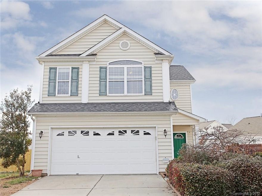 A neighborhood jewel set on a quiet cul-de-sac! Modern and stylish, lovingly cared for. Has the upgrades you will love! Extensive landscaping, privacy fencing, huge patio and arbor.  Updated bath, tile flooring in kitchen and a glass and stainless steel hood vented to the outside. Storage shed. Garage plumbed for 2nd laundry/sink for buyer to set up. Enjoy the community pool, playground and walking distance to stores and ice cream! Fort Mill Schools and minutes from I-77!