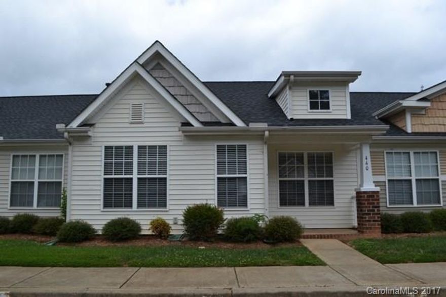 Cute as can be!  Great community close to everything. Two bedrooms and two baths, spacious kitchen, great room and dining area combo.