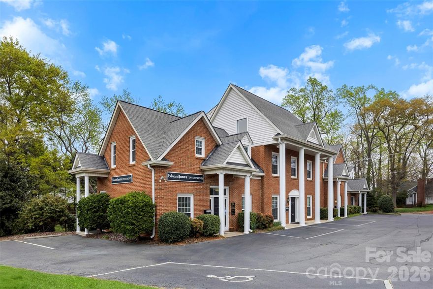 Brick multi-tenant commercial office building designed with adaptability in the heart of Downtown Belmont.  This professional center (just under 5,000 square feet) is zoned as NCC - Neighborhood Center Commercial, making it an ideal choice for businesses looking for an established location with versatile space configurations and/or potential live-work environments (2 units have full kitchens & full baths). 

Ideal for professional services such as legal, accounting, medical, or creative agencies with 14 designated on-site parking spaces (a rarity in downtown).  Currently 100% leased and configured into 4 tenant units, with a variety of lease expirations to allow for potential owner absorption and/or immediate investment cash flow.
All 7 condo units are for sale under this listing (PID 212664, 125462, 125461, 125460, 125459, 125457, 125456)

Secure your place in the heart of one of North Carolina’s most dynamic small-town economies that has nearly doubled in size since the 1990s and continues its upward trajectory in 2026.

Belmont is currently experiencing a "dynamic growth" phase, fueled by a blend of its textile heritage and a modern entrepreneurial spirit. The city’s strategic plan prioritizes economic development, ensuring a "critical mass" of successful businesses and a vibrant downtown atmosphere.

Positioned just 15 minutes from Charlotte Douglas International Airport and 20 minutes from Charlotte’s city center, your business remains connected to the global market while enjoying the lower overhead and high quality of life of Gaston County.

Built-In Foot Traffic & Lifestyle: Located in a highly walkable district, your office is steps away from local favorites like the Old Stone Steakhouse, Cherub's Cafe, New York Butcher Shoppe and the scenic Stowe Park, which hosts the popular Belmont Farmers Market.

DO NOT DISTURB TENANTS