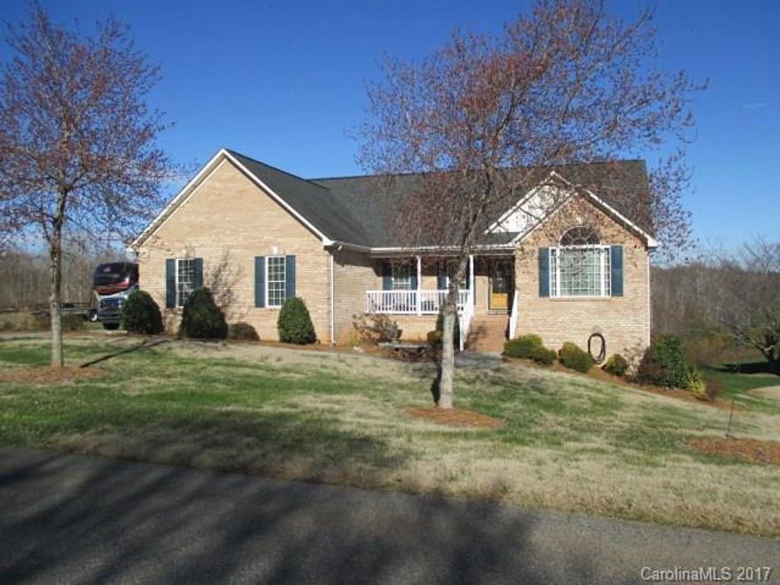 Gorgeous 3BR/2.5BA home on 2.37 acres. Den, dining and kitchen are open, great for family gatherings or entertaining. Master bedroom has bamboo floors while other bedrooms are carpet. Den, dining have wood flooring & kitchen & baths have tile. The basement has a large bonus with a fireplace, 1/2 bath and an office.  There is also more 467 sq ft of storage downstairs. Patio off from the bonus room and large deck leading from the dining.