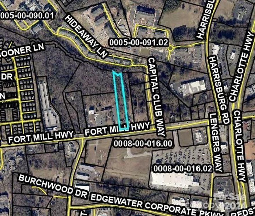 Zoned GB General Business  
Just South of Ballantyne South Charlotte
Near Hwy 521 intersection Across from Lowes
Indian Land, fastest growing area in S C 
Day Time Population 5 Miles 80,927
Average Household income 5 Miles $87,628
Tenant in older house on the property.
Needs 45 days notice to vacate the house.
House being sold at no value, no disclosure, as is.