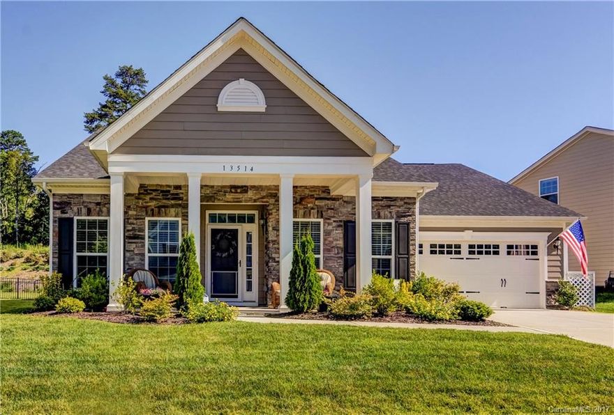 Highly sought-after, Winterbrook ranch in Vermillion! Expansive kitchen with 10ft island, granite, tile backsplash, stainless appliances, and walk-in pantry. The open-concept living area is designed with entertaining in mind plus plenty of windows to let the natural light stream in. Split floorplan provides the privacy you're looking for. Large master suite with dual vanities, dual walk-in's, granite, and an oversized shower. Beautifully landscaped and fully fenced yard with no homes behind you.