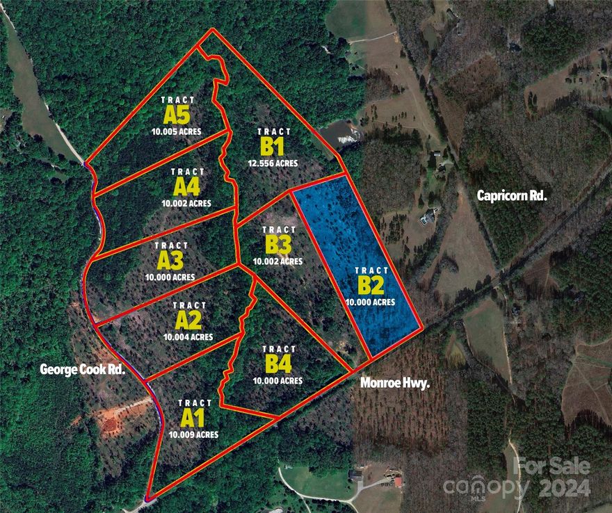 Seize the opportunity to build your dream estate on this expansive 10-acre parcel, perfectly positioned just 15 minutes from the charming heart of Waxhaw, North Carolina. With no HOA, enjoy the freedom to design your space as you envision it. Experience the tranquility and privacy of rural living while remaining within close reach of a host of modern conveniences and amenities.
