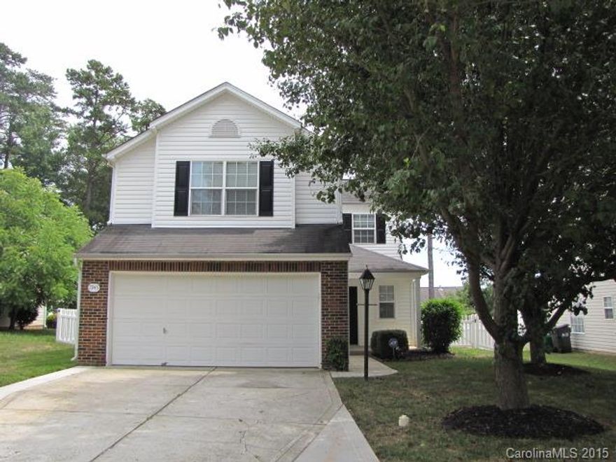 You'll have plenty of space to entertain and relax in this well-maintained 4-bedroom, 2.5-bath home. The spacious layout includes a great room, a formal dining room, and an eat-in kitchen with a tile backsplash and black appliances. Upper level features include a laundry room and all 4 bedrooms, including the master suite with a vaulted ceiling, a large walk-in closet and a private bath. Extend your outdoor living space on the deck and fenced backyard. This home is minutes from uptown Charlotte.