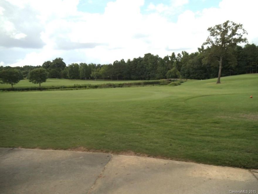 Beautiful Ranch on a golf course with a water view.Filled with Natural Light! Open high vaulted ceiling in Great Rm w/ built in bookshelves. Kitchen boast of  hardwoods,Gas cooktop, breakfast countertop, and insulated blinds at breakfast area. Refrigerator stays. Enjoy the pretty backyard off the refurbished deck w/a privacy wall. New Irrigation and Window dressing was replaced. HVAC (2013),Water Heater (2014) Ceiling fans in most rooms.Mstr Bath has His/Her vanities and a big closet. Sold as is