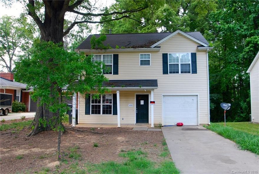 Great opportunity for a new owner. Short sale. Owners suite on main level; 3 spacious bedrooms upstairs. Open floorplan from kitchen to family room. Attached, 1-car garage. Covered front porch. Lots of trees on the property provide for great privacy. Sold AS-IS.